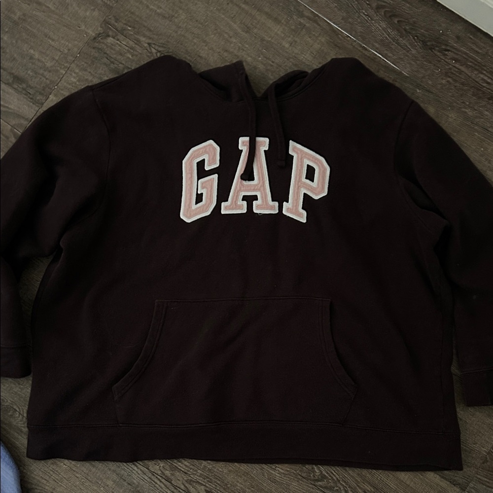 GAP Dark Brown Hoodie with Logo
